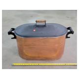 Antique Copper Boiler with Lid