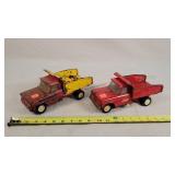 2- Tonka Medium Dump Trucks