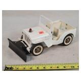 Vintage Tonka Jeep w/ Snow Plow - Repainted