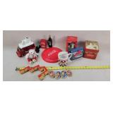 Coca-Cola Collectables - Clock, Frisbee, & More