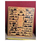 11x25 American Farmer 200 Year Scene