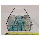 6 Pint Jars in 6 Cell Basket