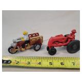 Cast Iron Crash Car & Tractor