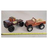 2- Big Wheel Tonka Vehicles