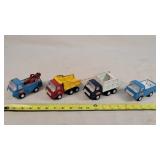 4- Mini Tonka Trucks & Vehicles