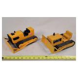 2- Vintage Tonka Track Dozers