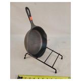 Wagner #6 Cast Iron Skillet on Triple Display Rack