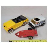 Tonka Car, Van & Nylint Trailer