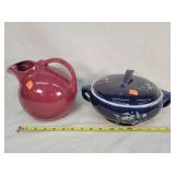 Hall Water Pitcher & Covered Caserol Dish