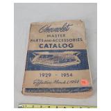 1954 Chevrolet Master Parts Catalog