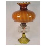 Aladdin Yellow Footed Corinthian Lamp