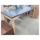 Chemistry Table w/ Solid Surface Top, 72"W x 3