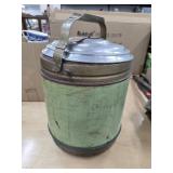 Vintage Green Insulated Food/Water Jug 13"H