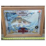 16x21 Old Milwaukee Beer Mirror- walleye