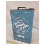 Wards 10 Qt. Oil Tin, Empty