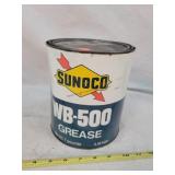 Sunoco 1 Gallon Grease tin, Partially Full