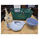 Vintage Church Music Light, Bed Pan & more