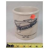 Lemars IA Bank Utensil Crock - Roseville