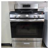 GE Stainless Steel 5-Burner LP Gas Range Stove