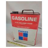 Cheker 2 Gallon Gas Tin, Empty