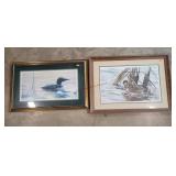 22ï¿½34 & 35ï¿½25 Duck Prints w/ Signatures
