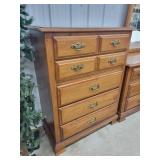 Maple Chest Of Drawers, 36W x 47H x 19D