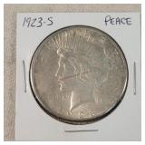 1923-S Silver Peace Dollar