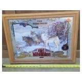 16x21 Old Milwaukee Beer Mirror- wolves