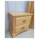 Quality Solid Oak Night Stand,  25"W x 25"H x