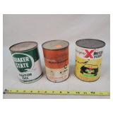 3- Sealed Tin Oil/ Motor Flush Oil Cans