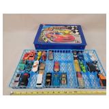 Vintage Car Cas with 24 Cars