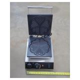 CommercialbWaffle Iron, Makes Heart Shaped