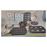 Cupcake & Jello Molds, Pie Tins