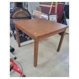 36" Sq. Dining Table w/ pullout leaves, 65" When