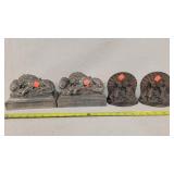 Jennings Bros Lion of Lucerne & Other Bookends