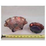 Northwood 7" Grape & Cable Bowl & 5" Dish
