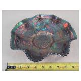 Fenton Carnival Glass 10" Ruffle Bowl