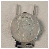 Silver Peace Dollar Money Clip