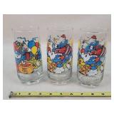 3- Vintage Smurf Glasses