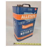 All State 10 Qt.  Oil Tin, Empty