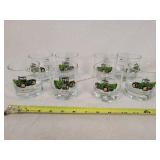 Set of 8 John Deere 8000 Series Tractor Glasses