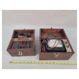 2- Antique Volt Meters