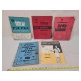 Antique Ford & Chevy vehicle Manuals