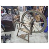 Vintage Spinning Wheel 36" H