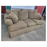 86" Couch w/ Pillows