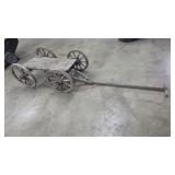 Vintage Wooden Hay Cart For Feeding Goats