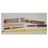 Schrade & US Fixed Blade Knives & Rifle Cleaning