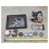 J. Beam Sealed Mallard Decanter, Elk 3D Wall Art