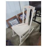 Vintage White Rocker 33"H