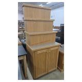 Tiered Display Cabinet, 32 "W x 72 "H x 25 "D